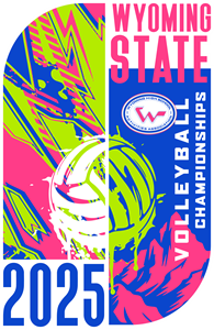 State Volleyball Logo